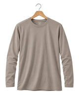 Warm Stone Suvin Gold cotton full sleeve T-shirt for men in premium soft cotton