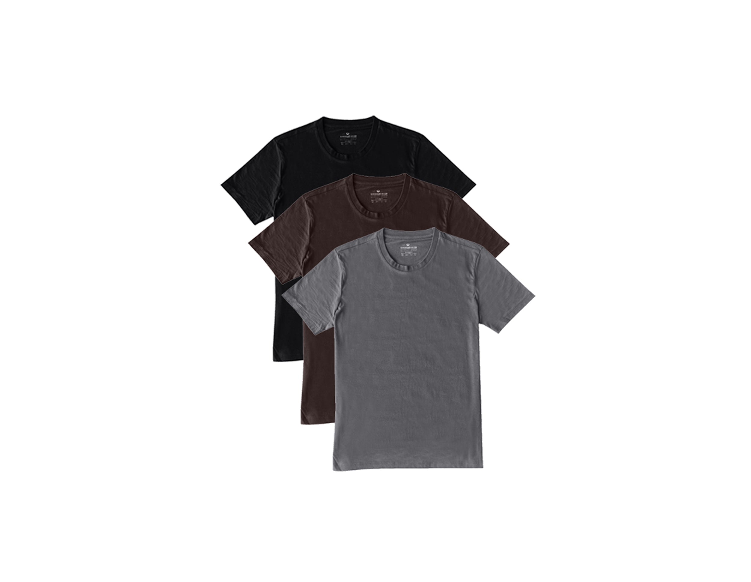 Premium Crew Neck Plain Tees 3 Piece Combo