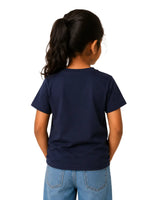 Kids girls premium Suvin Gold cotton T-shirt for soft everyday comfort